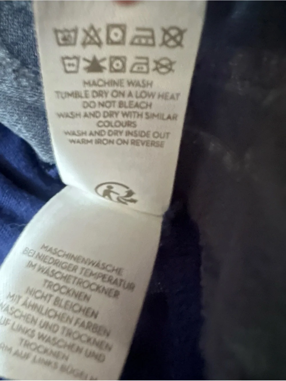 Mini Boden Owl Appliqué Long Sleeve Top 3–4Y 104cm Navy - Picture 5 of 5